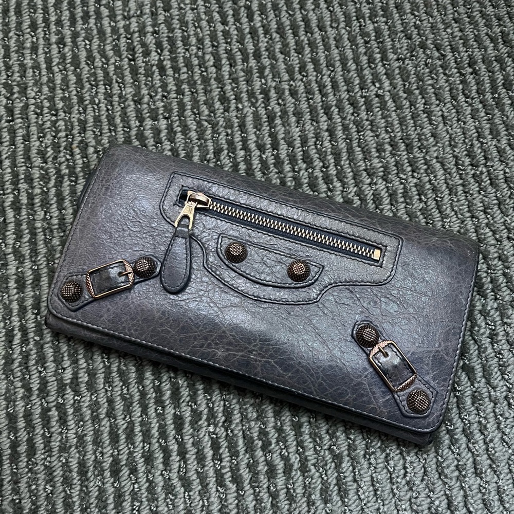 Balenciaga leather wallet